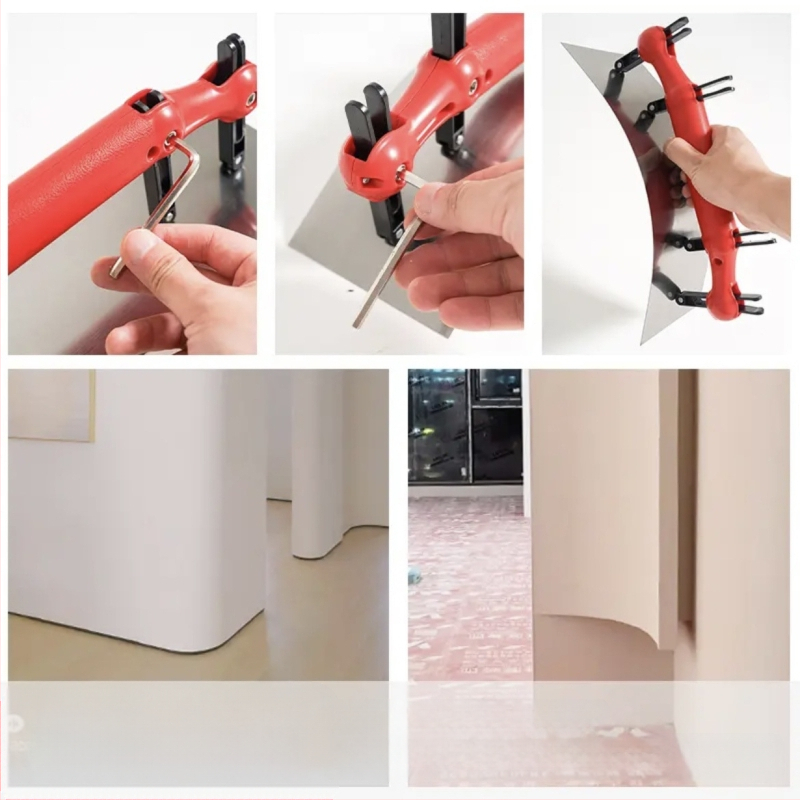 Регулируема аркова шпакловъчна шпатула, мултифункционална бояджийска мистрия, зидарска мистрия