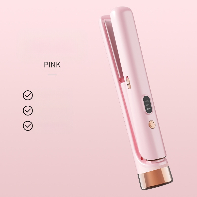 Διπλής χρήσης USB επαναφορτιζόμενος ισιωτή μαλλιών και σίδερο μπούκλας, 220V, 25W, 300 g, Μοντέλο 001