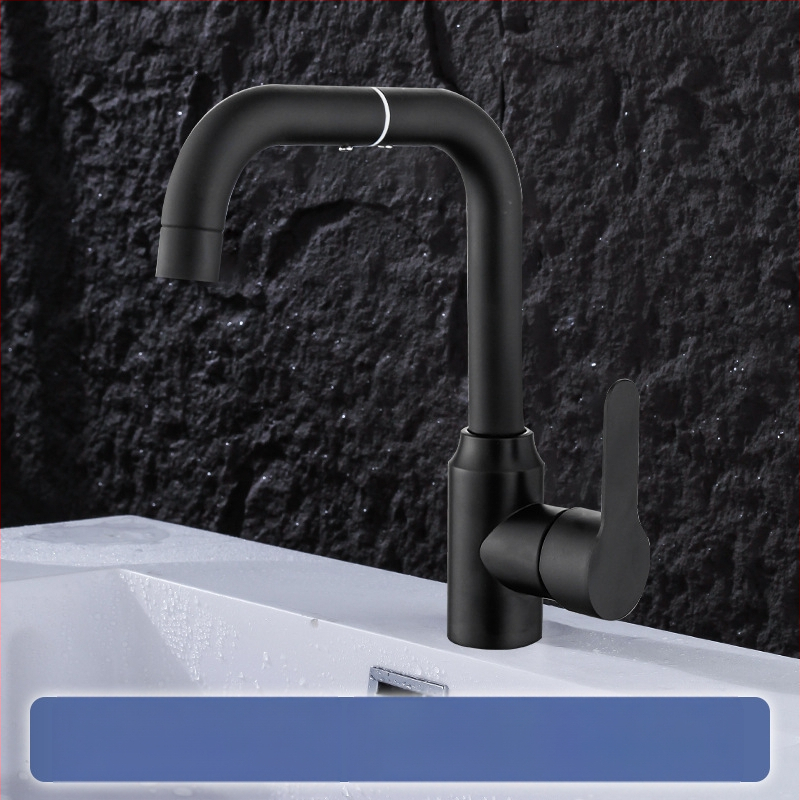 Robinet din oțel inoxidabil, rotativ pentru chiuvetă – ventil ceramic cu nucleu, 1.0 MPa, structură cu articuație unică