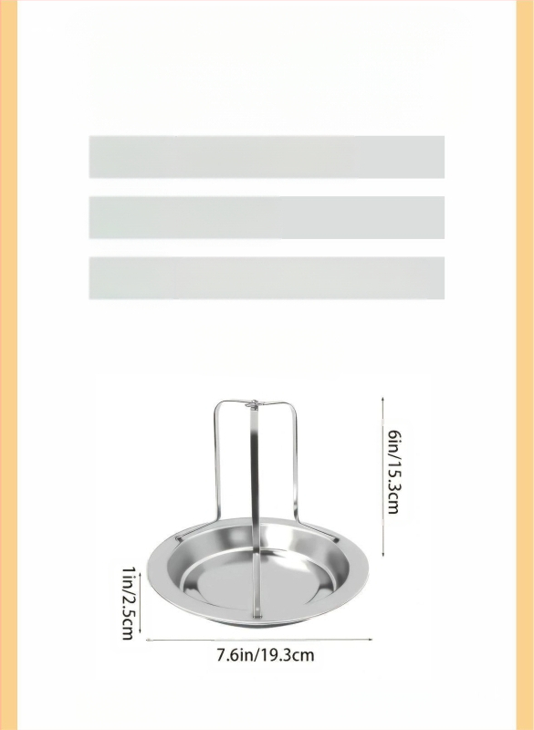 Vištienos kepsninės grotelių laikiklis, kvadratinės formos, sulankstomas, kepimui ant grotelių