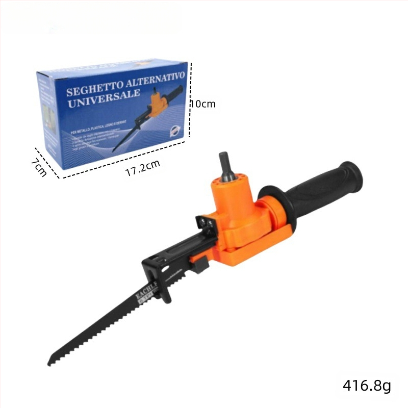 Xin Mu Tian Преобразуваща глава за ръчна електрическа бормашина към реципрочна ножовка, 220V захранване, серия Реципрочна ножовка