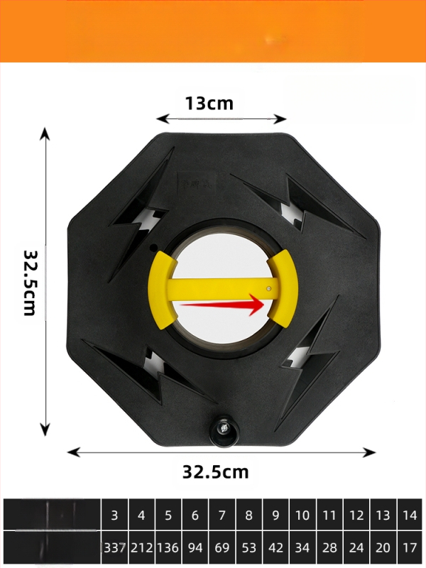 Nešiojama laidų ritės laikymo priemonė — tuščias ritė laidams su vyniojimo funkcija, izoliacija iki 1000V, britų stilius / metrinis formatas
