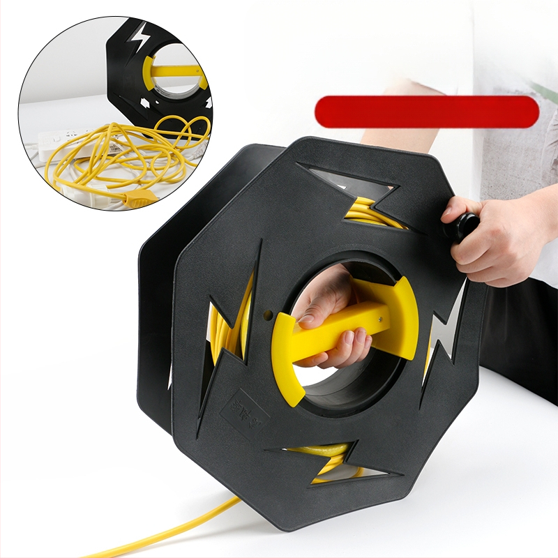 Nešiojama laidų ritės laikymo priemonė — tuščias ritė laidams su vyniojimo funkcija, izoliacija iki 1000V, britų stilius / metrinis formatas