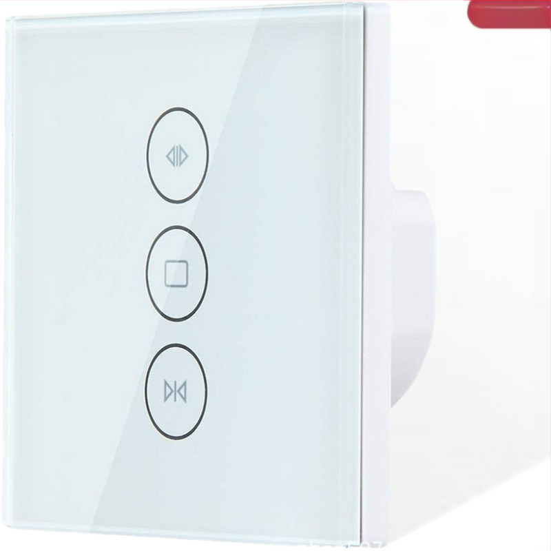 Vienos krypties užuolaidų jungiklis su nuotolinio valdymo – darbinė temperatūra -20…50°C, CE, ROHS sertifikatai, pakuotė 50 vnt./dėžė (11 kg)