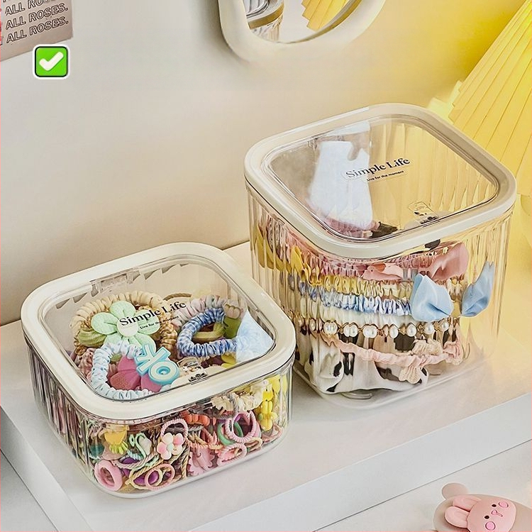 Libo πλαστικό κουτί αποθήκευσης αξεσουάρ μαλλιών για παιδιά – μεγάλη χωρητικότητα, μοντέρνο μινιμαλιστικό στυλ, κυκλοφόρησε το 2024.