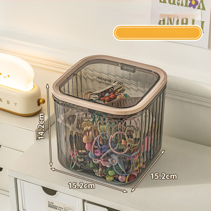 Libo πλαστικό κουτί αποθήκευσης αξεσουάρ μαλλιών για παιδιά – μεγάλη χωρητικότητα, μοντέρνο μινιμαλιστικό στυλ, κυκλοφόρησε το 2024.