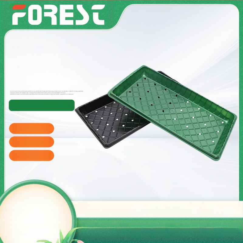 PET medžiagos sodinukų dėklas, kvėpuojantis, atsparus korozijai, tvirtas ir patvarus; grindų montavimui; tinkamas namų sodininkystei ir gėlių auginimui