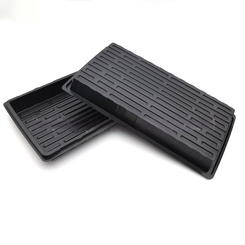 PET medžiagos sodinukų dėklas, kvėpuojantis, atsparus korozijai, tvirtas ir patvarus; grindų montavimui; tinkamas namų sodininkystei ir gėlių auginimui