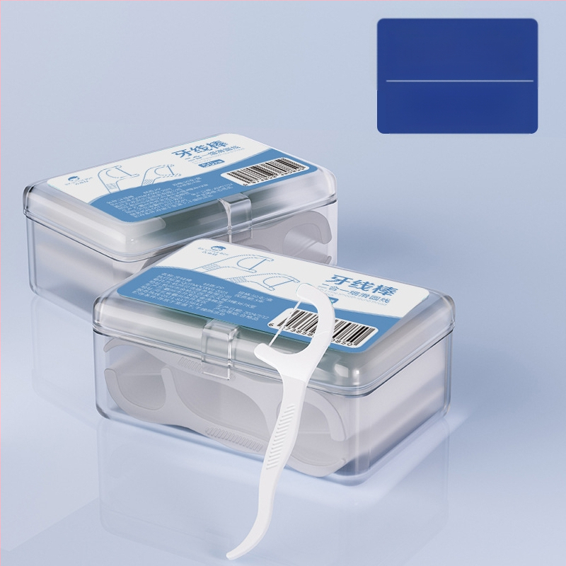 Vienkartinė plastikinė dantų siūlo lazdelė, 50-80 vnt, Six Little Ones