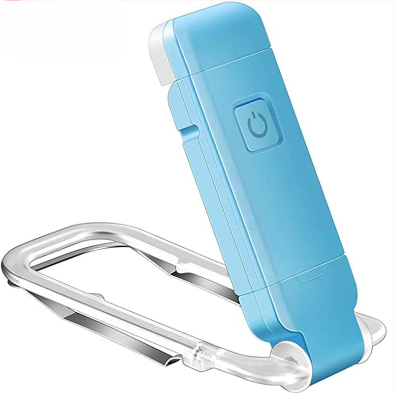 Csipeszes USB olvasólámpa, összecsukható asztali lámpa fehér fénnyel, szemvédelmezés, műanyag árnyékoló
