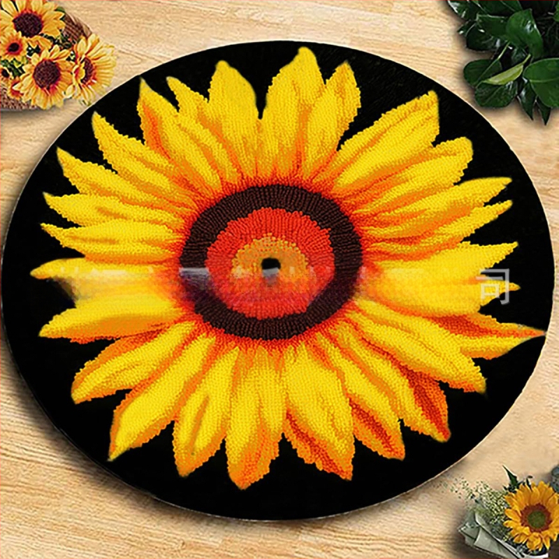 Suaugusiųjų latch hook rinkinys – DIY rankdarbiai dekoruoti meno kilimui – Medžiaga: Audinys; Pakuotė: Opp maišelis; Prekės ženklas: Other