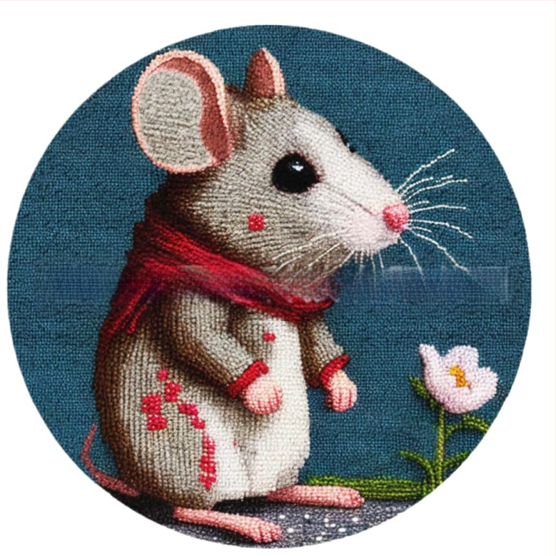 Suaugusiųjų latch hook rinkinys – DIY rankdarbiai dekoruoti meno kilimui – Medžiaga: Audinys; Pakuotė: Opp maišelis; Prekės ženklas: Other