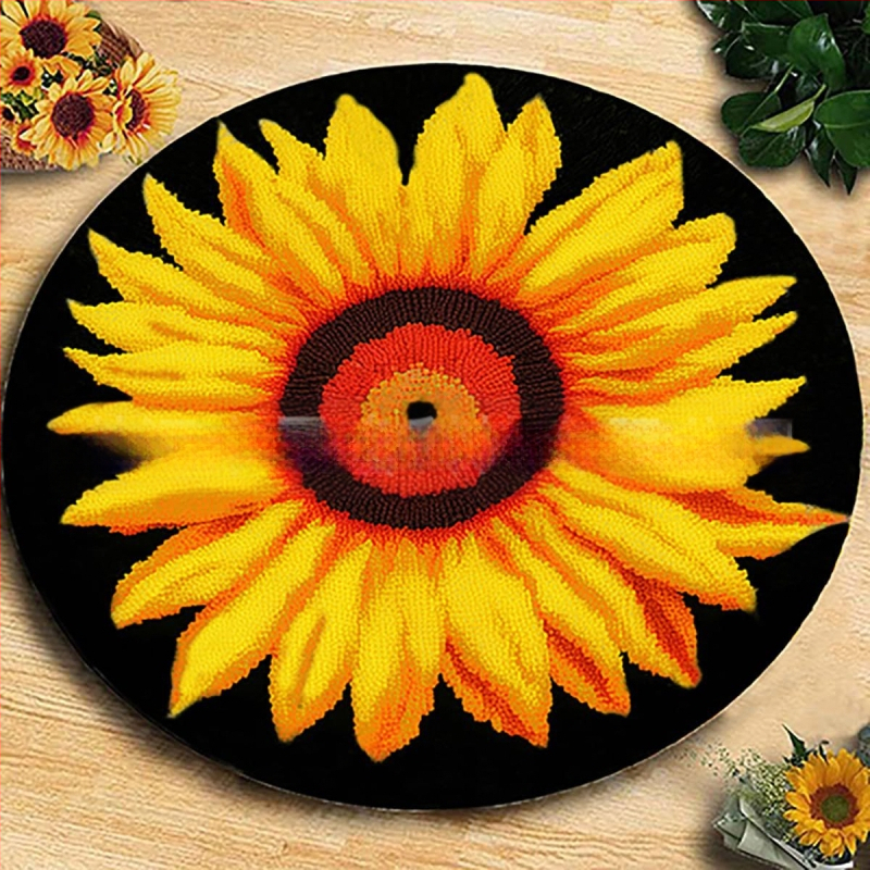 Suaugusiųjų latch hook rinkinys – DIY rankdarbiai dekoruoti meno kilimui – Medžiaga: Audinys; Pakuotė: Opp maišelis; Prekės ženklas: Other