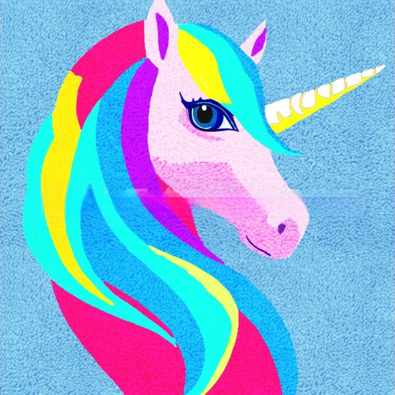 Suaugusiųjų latch hook rinkinys – DIY rankdarbiai dekoruoti meno kilimui – Medžiaga: Audinys; Pakuotė: Opp maišelis; Prekės ženklas: Other