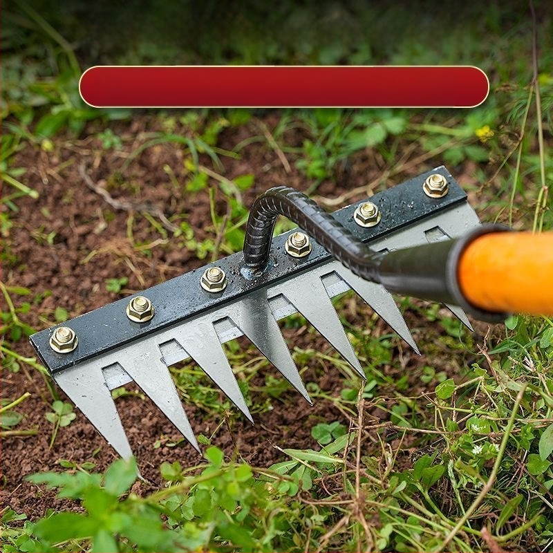 Blacksmith Bull Daugiafunkcinis ravėjimo įrankis — nuimama kastuvėlio galvutė, dirvos apdirbimo įrankis, sodo kultivatorius, pritaikymo palaikymas