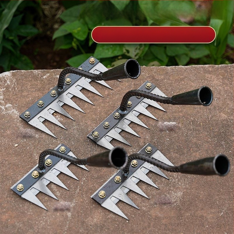 Blacksmith Bull Daugiafunkcinis ravėjimo įrankis — nuimama kastuvėlio galvutė, dirvos apdirbimo įrankis, sodo kultivatorius, pritaikymo palaikymas