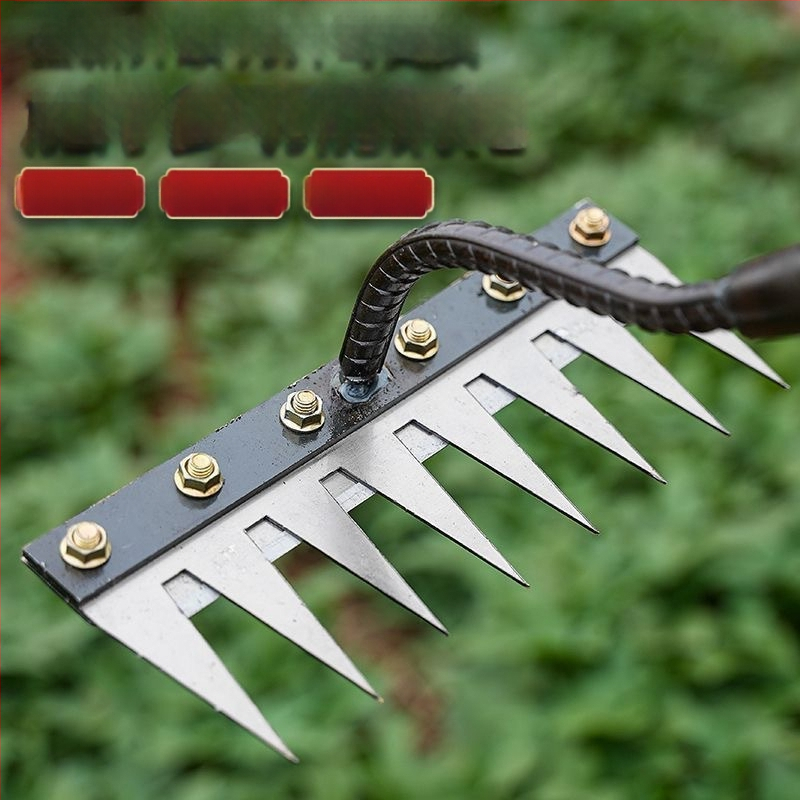 Blacksmith Bull Daugiafunkcinis ravėjimo įrankis — nuimama kastuvėlio galvutė, dirvos apdirbimo įrankis, sodo kultivatorius, pritaikymo palaikymas