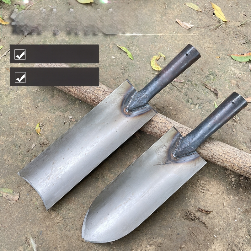 Ūkinė kastuvė su kvadratine mentele, medinė rankena, vidutinio anglies plieno korpusas, modelis 3833