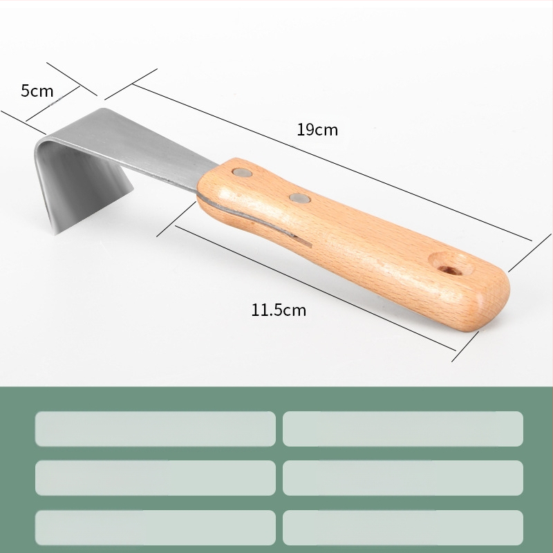 Многофункционален нож за стъргване на кората на плодови дървета с кука