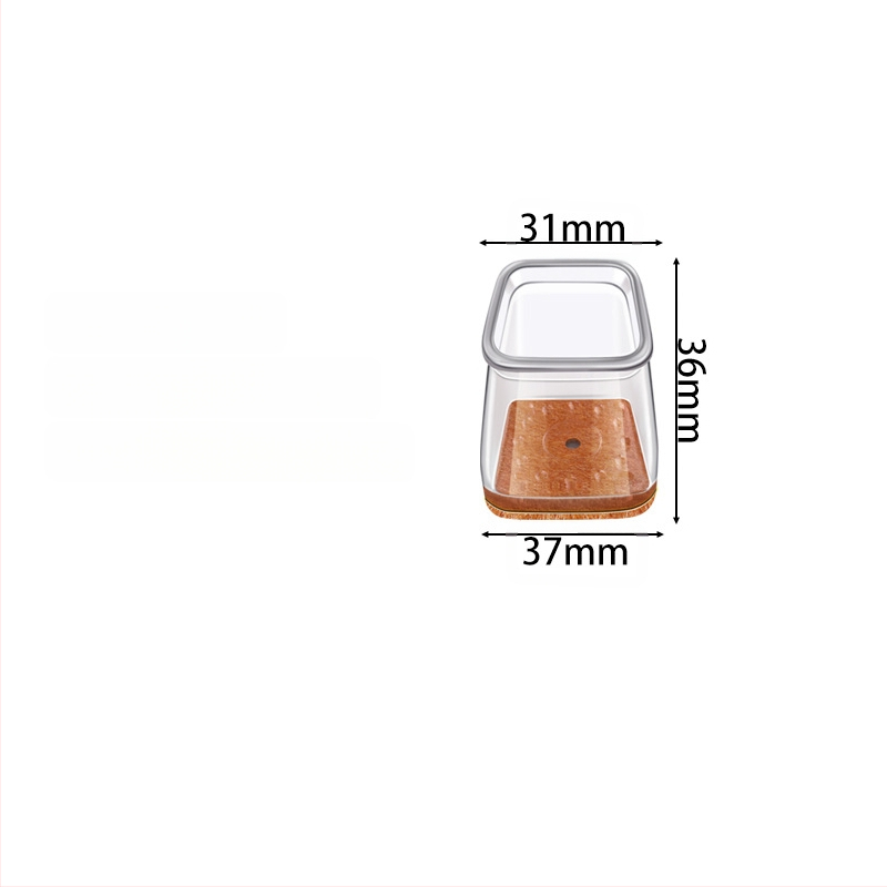 Kvadratiniai kojų dangteliai stalui ir kėdėms – TPE medžiaga, neslystantys, atsparūs dėvėjimui, modernus paprastas stilius