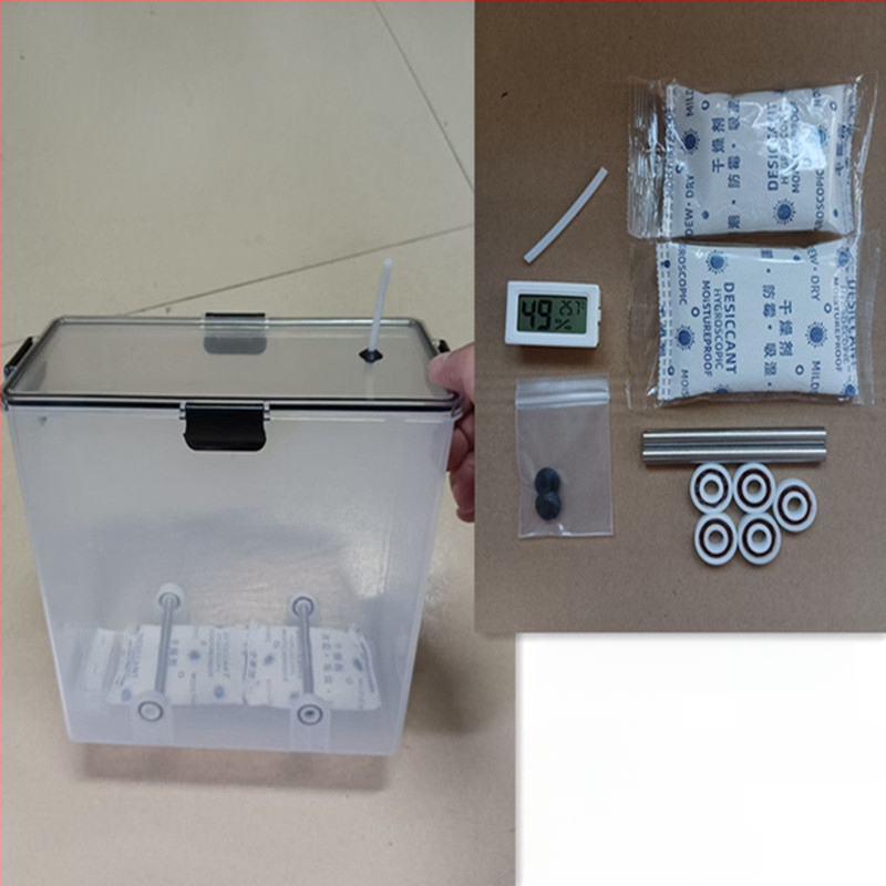 3D spausdintuvo PLA medžiagų džiovinimo dėžė – drėgmės ir dulkių apsauga, sandari PETG laikymo dėžė, universalus 1 kg plokštelė