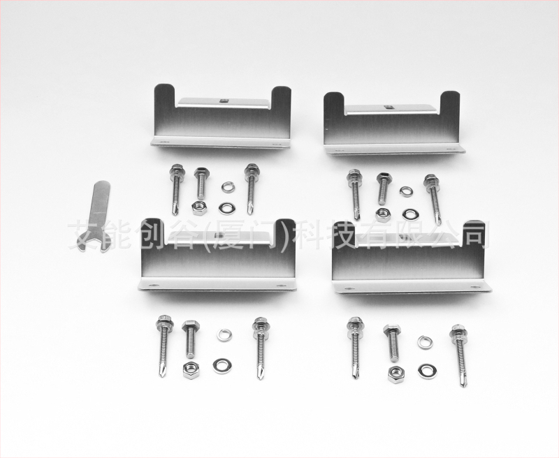 RV saulės modulio laikiklis, Z tipo, iš aliuminio lydinio, štampuotas, svoris 0.28 kg, pakuotė 4 vnt.