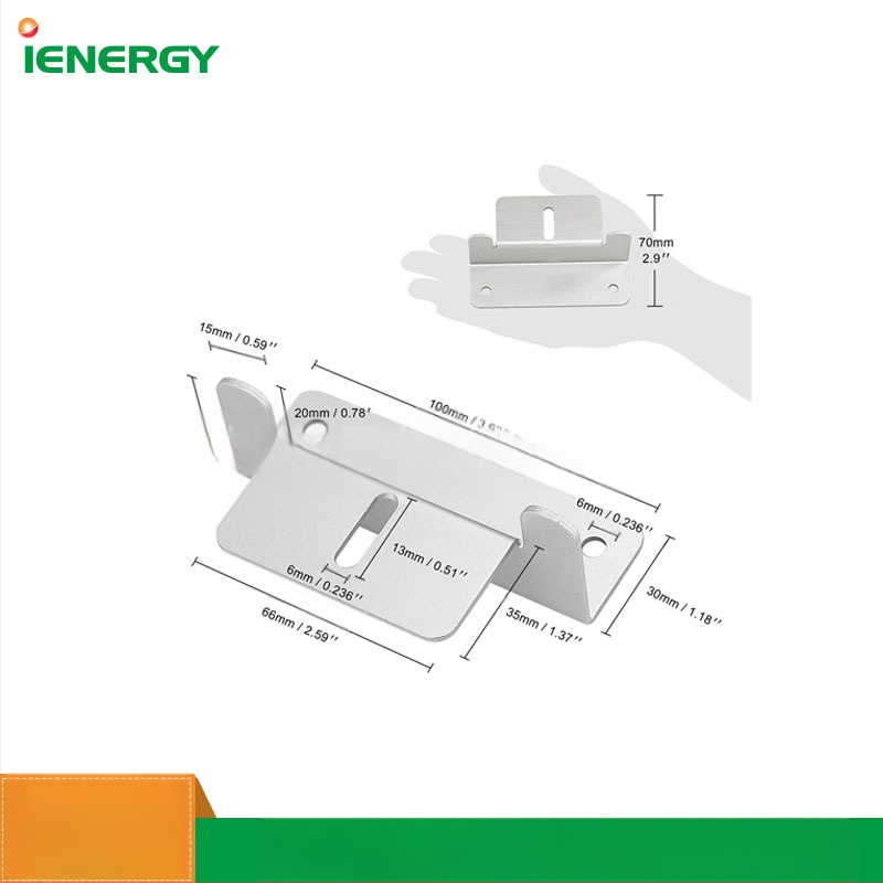 RV saulės modulio laikiklis, Z tipo, iš aliuminio lydinio, štampuotas, svoris 0.28 kg, pakuotė 4 vnt.