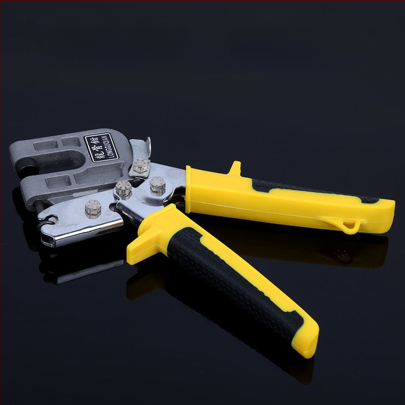 Клещи за пробиване на таван за леки стоманени носещи профили – намалено усилие, без пирони, професионален пълен комплект