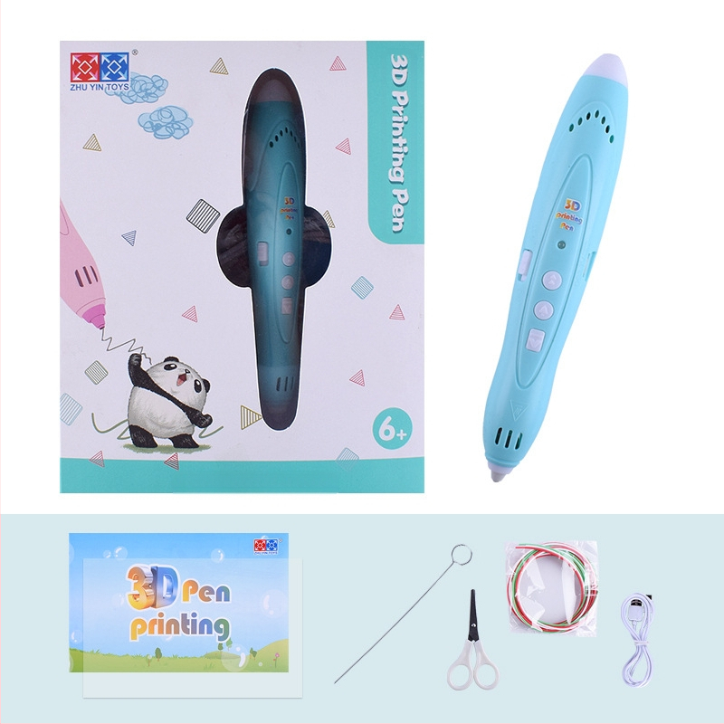 Bērnu 3D drukāšanas pildspalva ar zemu temperatūru, bezvadu, krāsu LED gaismas zīmēšanai un grafiti – izglītojoša mākslas rota 7–14 gadiem