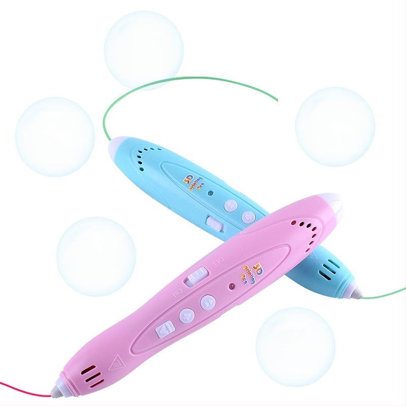 Bērnu 3D drukāšanas pildspalva ar zemu temperatūru, bezvadu, krāsu LED gaismas zīmēšanai un grafiti – izglītojoša mākslas rota 7–14 gadiem