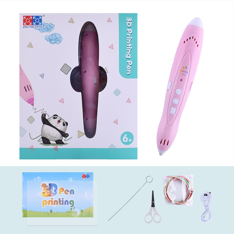 Bērnu 3D drukāšanas pildspalva ar zemu temperatūru, bezvadu, krāsu LED gaismas zīmēšanai un grafiti – izglītojoša mākslas rota 7–14 gadiem