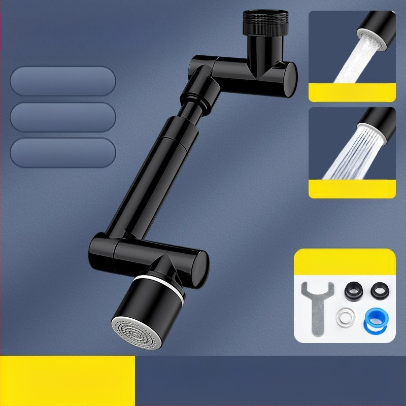 Vannasistabas krāns ar mehānisku roku, 1440° rotējošs izlaidums, sakausējuma korpuss, vienrokas vadība, elektroplatinēta virsma, darba temperatūras diapazons 0-80°C