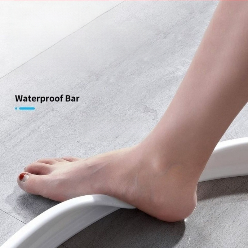 Vonios kambario vandens barjeros juostelė, pakelta aukštis, L formos, lipni, sausam ir šlapiam atskyrimui