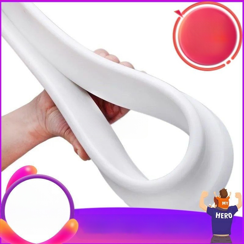 Vonios kambario vandens barjeros juostelė, pakelta aukštis, L formos, lipni, sausam ir šlapiam atskyrimui