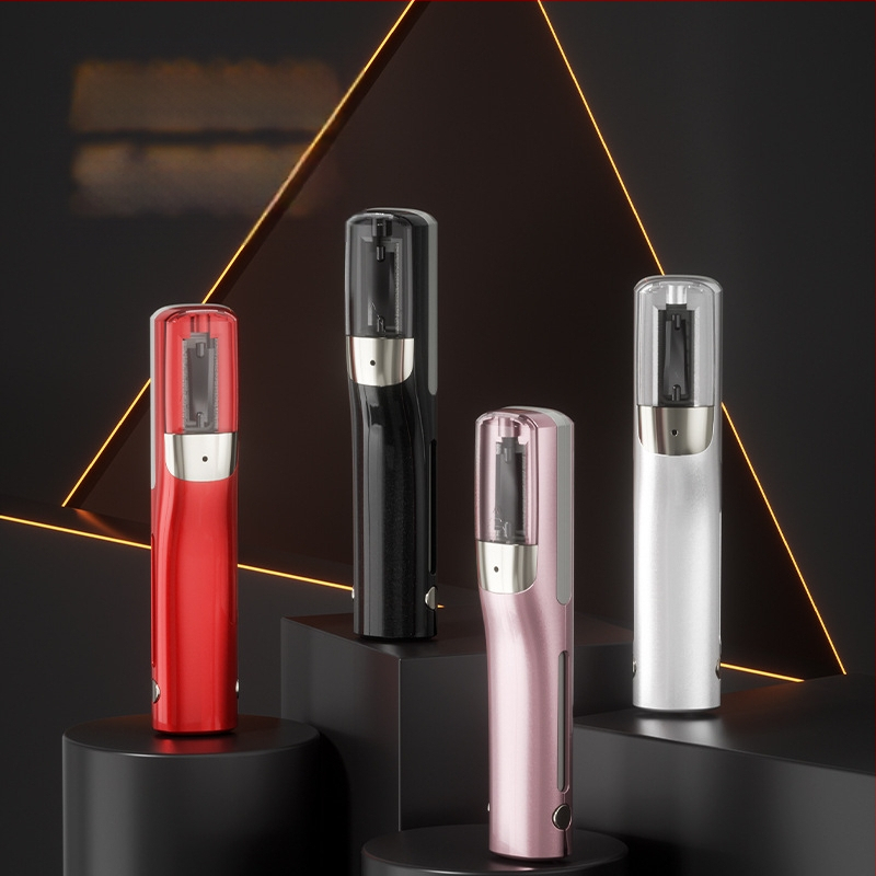 Безжичен електрически подстригвач за коса, безчетков мотор, керамични ножове, подвижна и миеща се глава, нисък шум до 36 dB