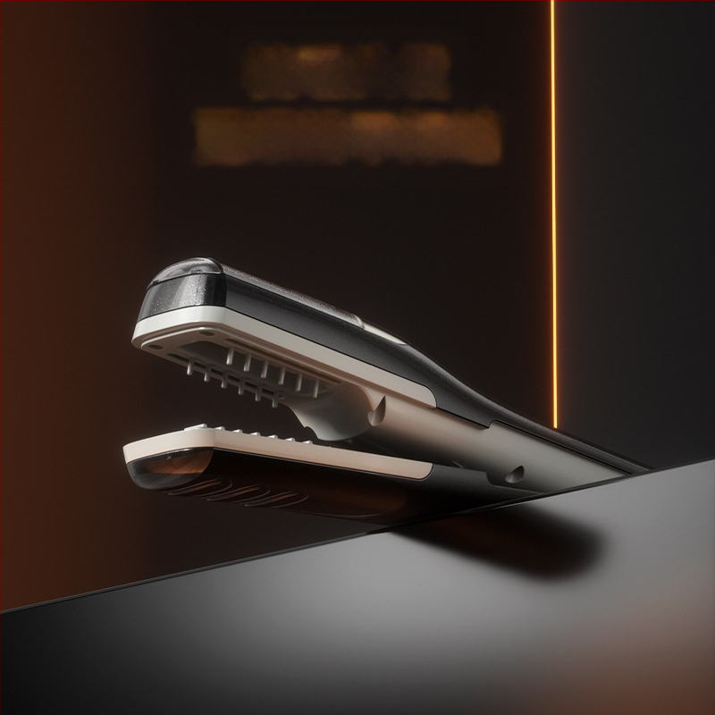 Безжичен електрически подстригвач за коса, безчетков мотор, керамични ножове, подвижна и миеща се глава, нисък шум до 36 dB