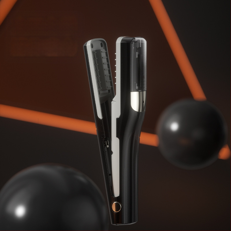 Безжичен електрически подстригвач за коса, безчетков мотор, керамични ножове, подвижна и миеща се глава, нисък шум до 36 dB