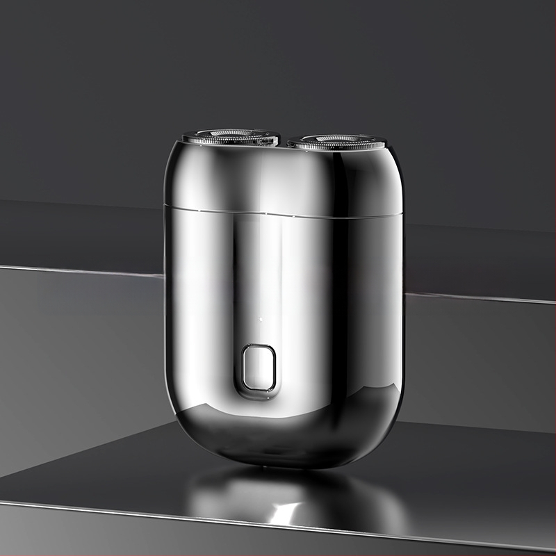 Elektrinis skustuvas, mini kišeninio dydžio, su šepetėlių varikliu, 10 dienų veikimo laikas, visiškai plaunamas, tylus, žemas triukšmo lygis iki 36 dB