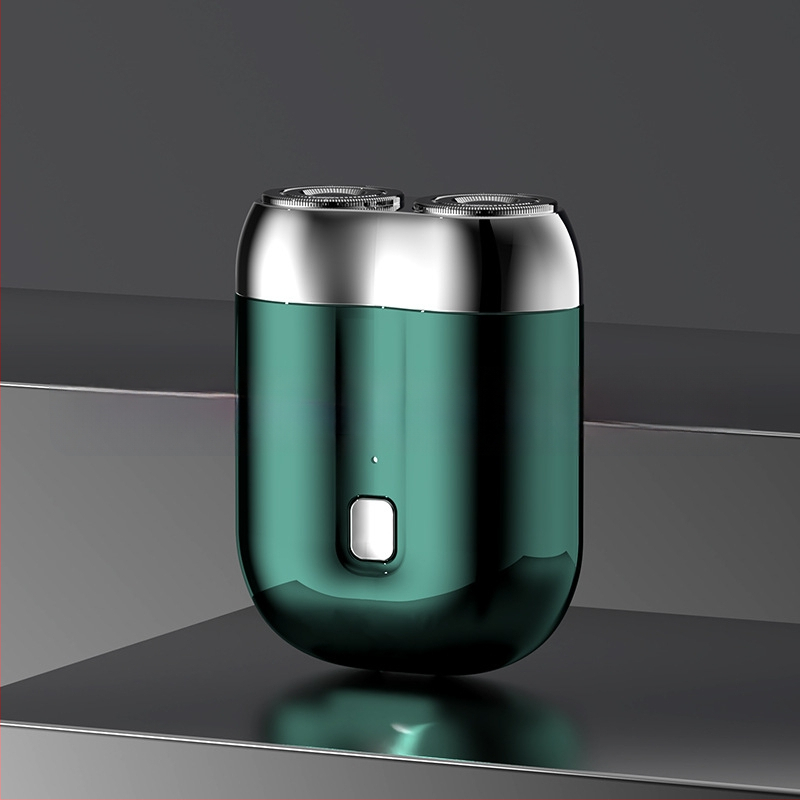 Elektrinis skustuvas, mini kišeninio dydžio, su šepetėlių varikliu, 10 dienų veikimo laikas, visiškai plaunamas, tylus, žemas triukšmo lygis iki 36 dB