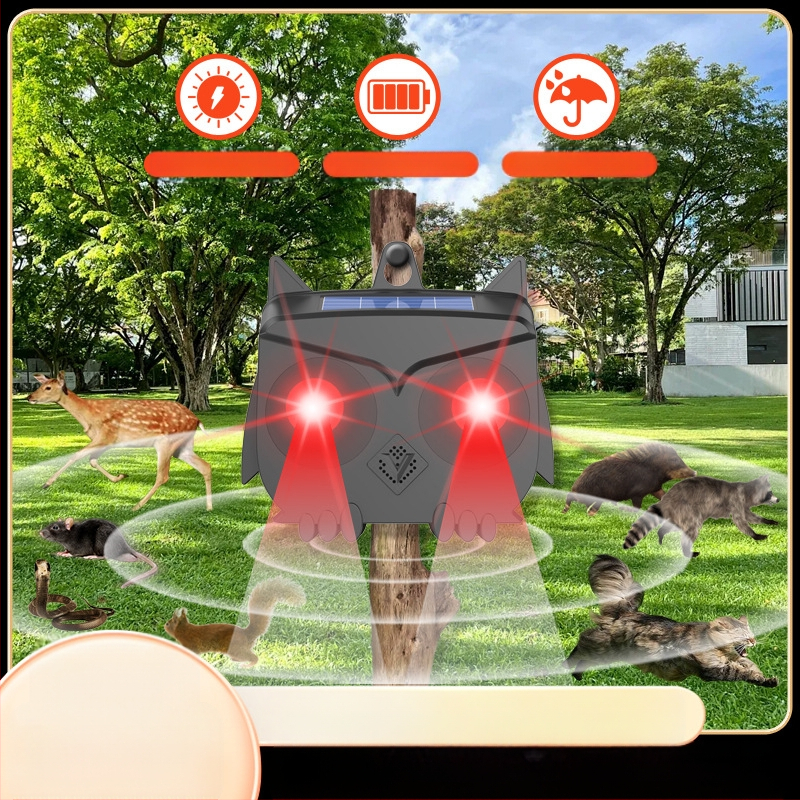 Ultragarsinis gyvūnų atbaidytuvas P666 – pelėms atbaidytojas, įkraunamas, 200 kHz, 5 W, korpusas PC/ABS