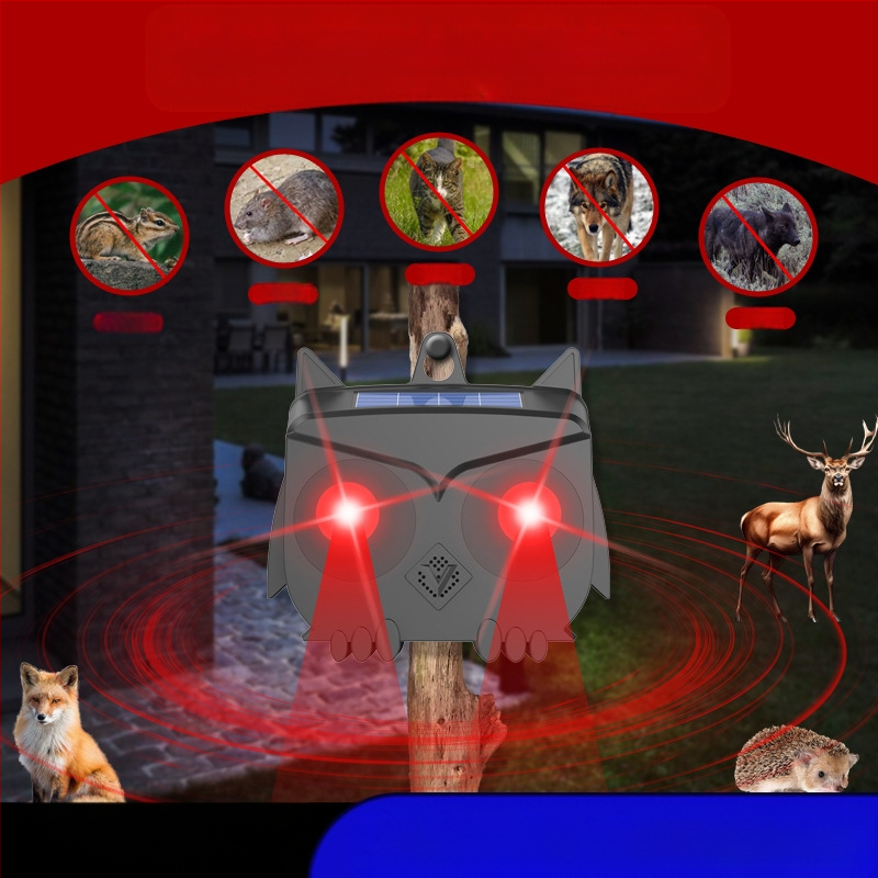 Ultragarsinis gyvūnų atbaidytuvas P666 – pelėms atbaidytojas, įkraunamas, 200 kHz, 5 W, korpusas PC/ABS