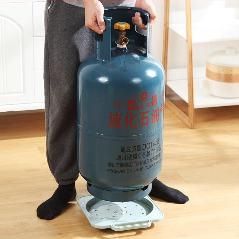 Кухненска рамка за закрепване на газова бутилка, пластмаса, модерен стил на простота, монтаж на пода, 1 слой, 80-99% нов материал