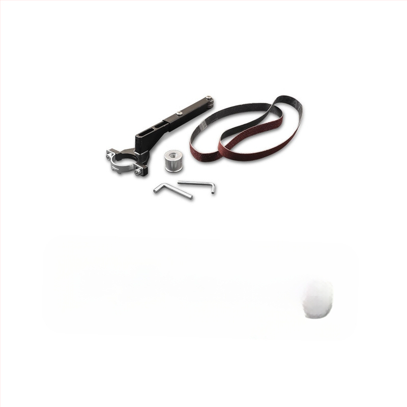 DZT модел 100 мини електрически ъглошлайф с монтажна скоба и глава за шкурене за дървообработване – домашна употреба, 220V