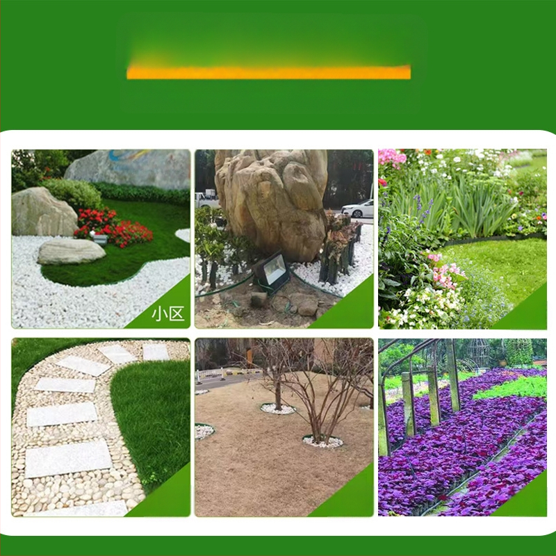 L-образна градинска лента за разделяне на тревна площ и камък – PE материал, градинско озеленяване