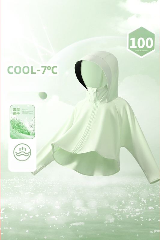 Unisex vaikiška gobtuvinė striukė su UV apsauga, 88% poliesteris, pamušalas poliesteris, amžius 7-12 metų, pavasaris 2025