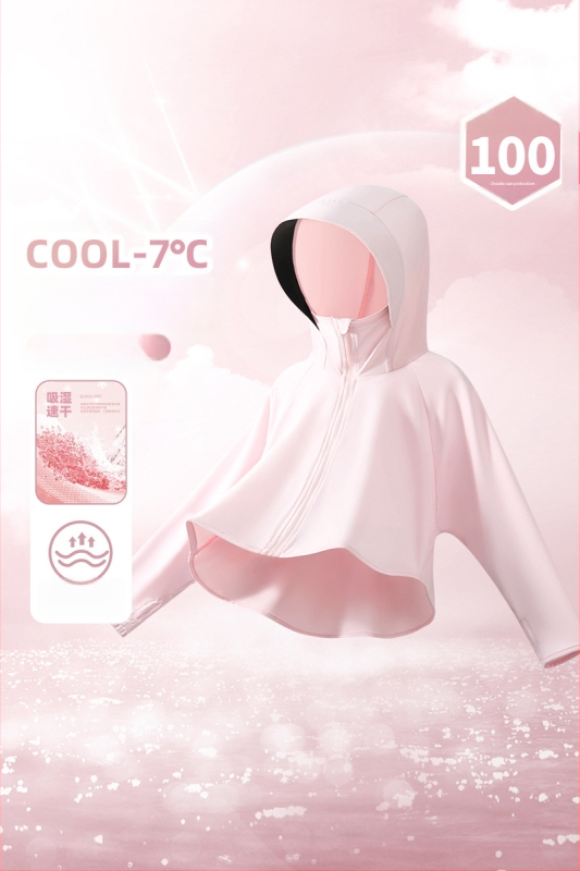 Unisex vaikiška gobtuvinė striukė su UV apsauga, 88% poliesteris, pamušalas poliesteris, amžius 7-12 metų, pavasaris 2025