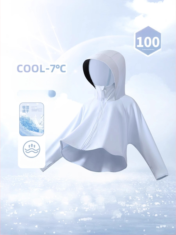 Unisex vaikiška gobtuvinė striukė su UV apsauga, 88% poliesteris, pamušalas poliesteris, amžius 7-12 metų, pavasaris 2025