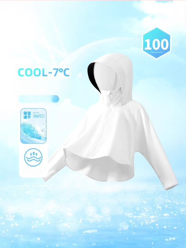 Unisex vaikiška gobtuvinė striukė su UV apsauga, 88% poliesteris, pamušalas poliesteris, amžius 7-12 metų, pavasaris 2025