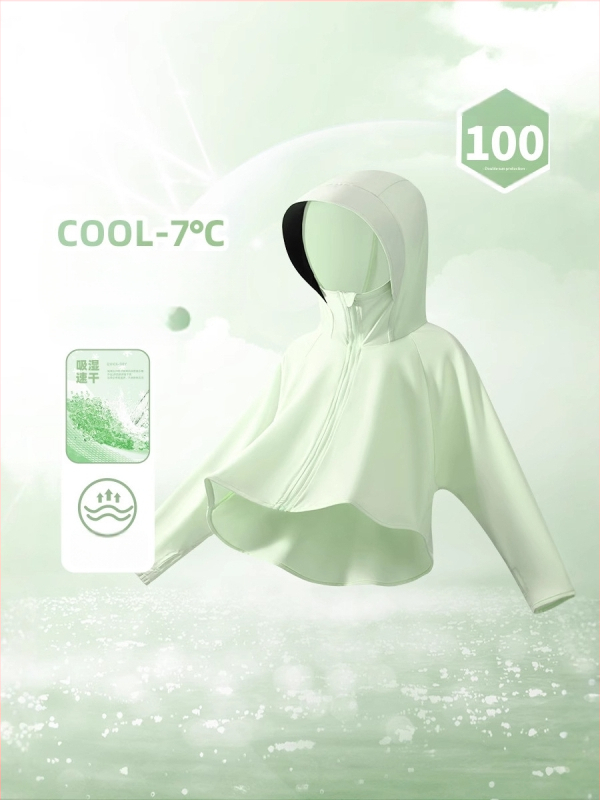 Unisex vaikiška gobtuvinė striukė su UV apsauga, 88% poliesteris, pamušalas poliesteris, amžius 7-12 metų, pavasaris 2025