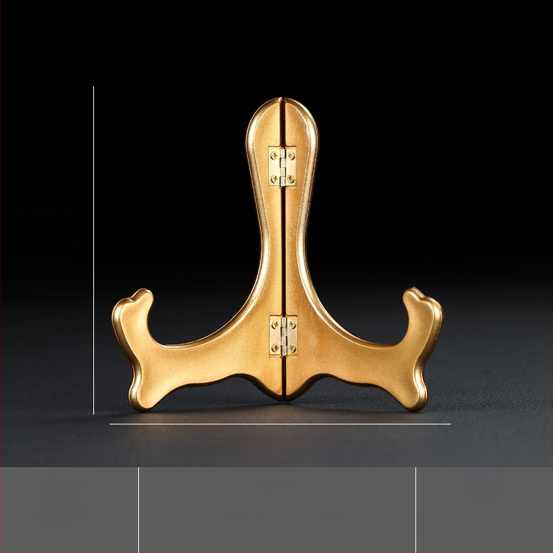 Pu`er arbatos pyragėlių laikiklis – plastikinis su medžio grūdų tekstūra, kinų stiliaus ekspozicijos laikiklis